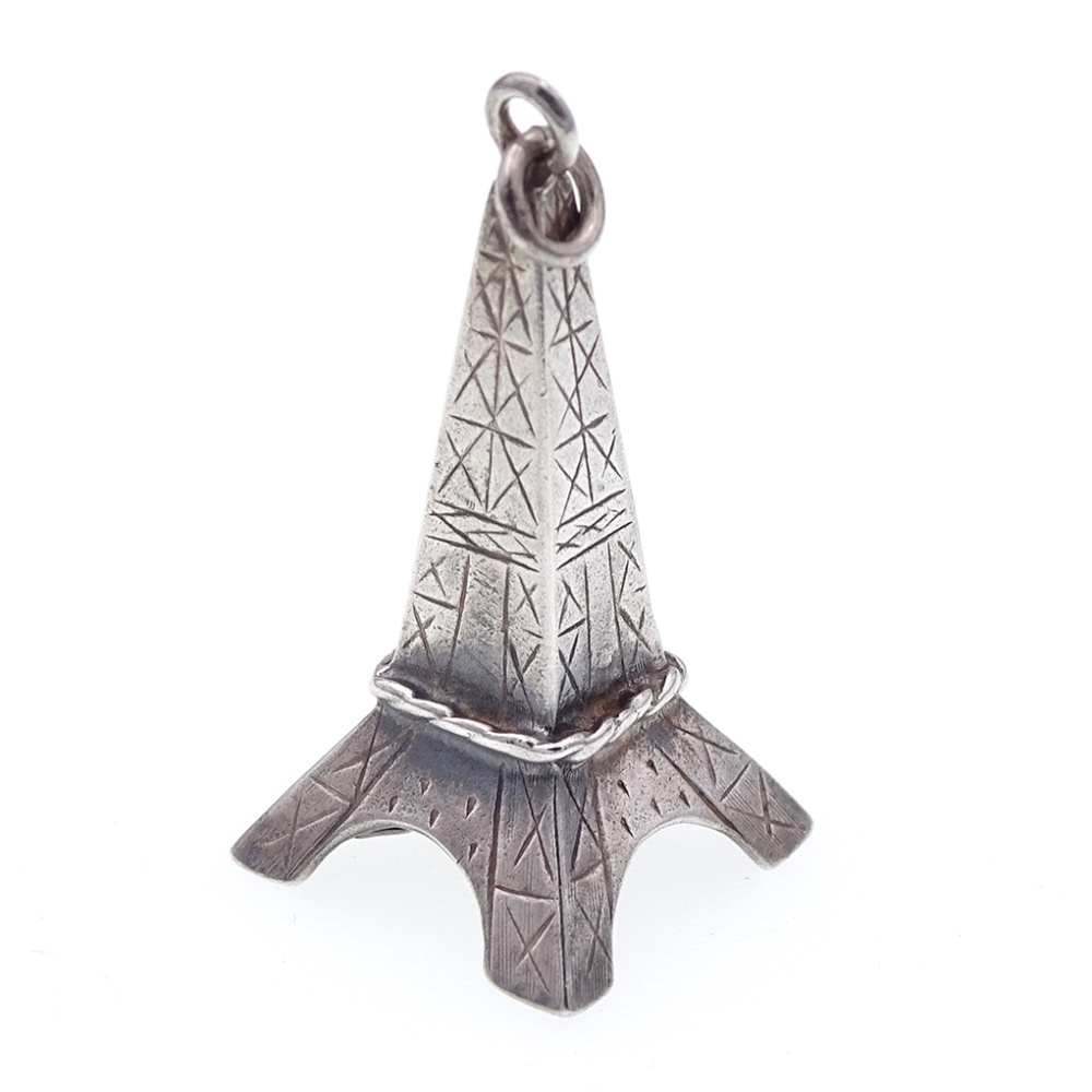 RARE 1.4" LANCOME PARIS 1960'S STERLING PENDANT